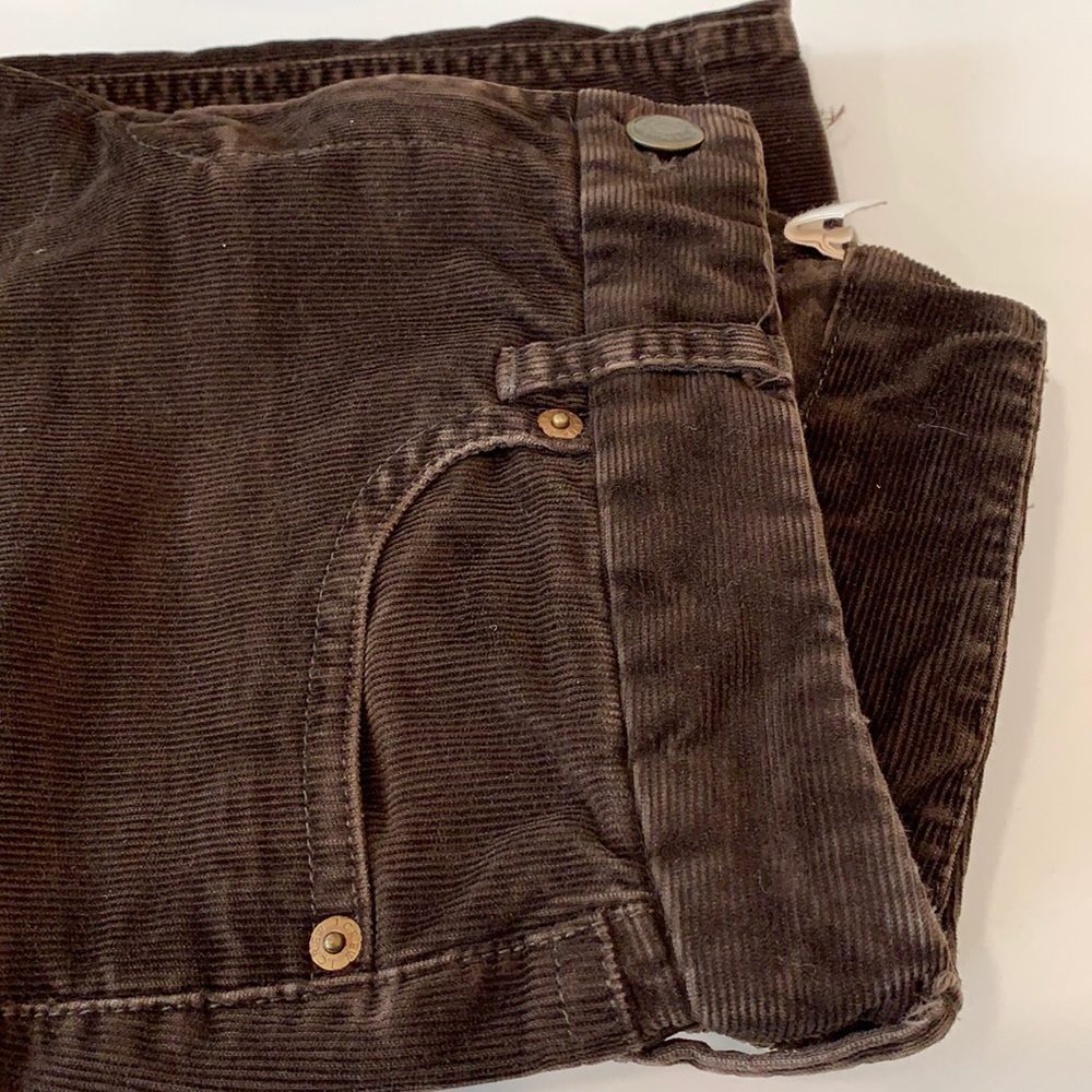 JCrew corduroy chocolate brown pants size 6S. Favorite fit.